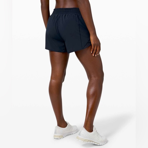 C - Lululemon Hotty Hot Short *High-Rise Long 4"
True Navy - Picture 1 of 7
